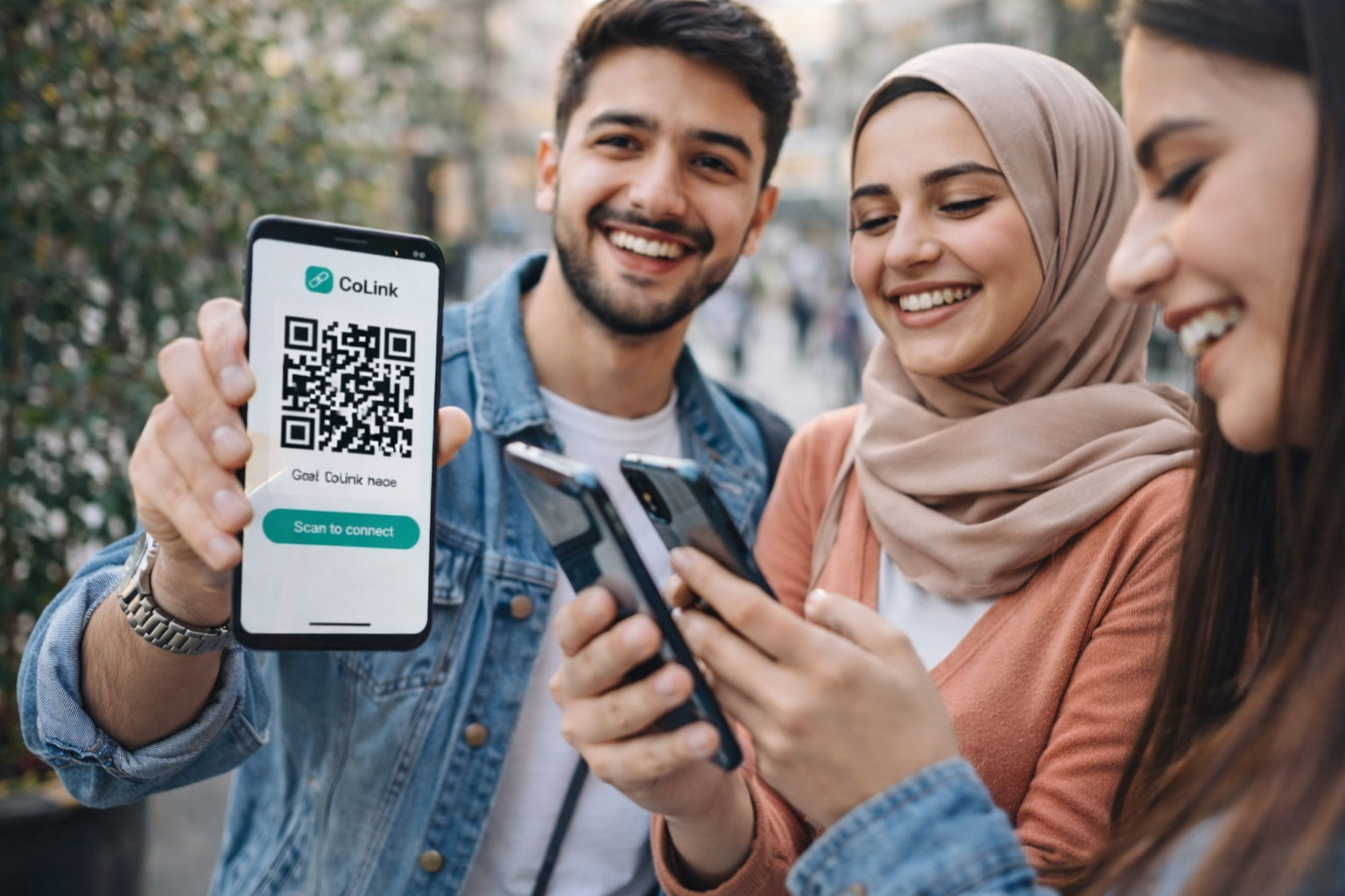 QR sharing